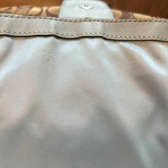 Coach 11862 Signature Soho Hobo Buckle Flap Pocket Bag Khaki Brown - Picture 7 of 16